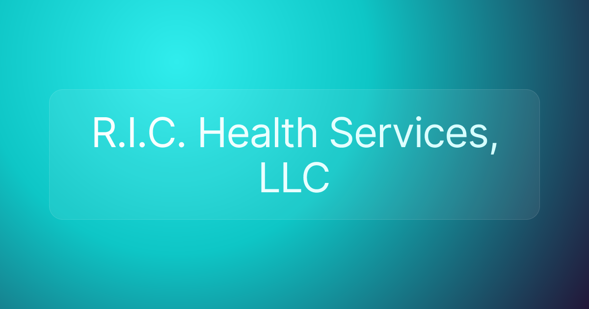R.I.C. Health Services, LLC