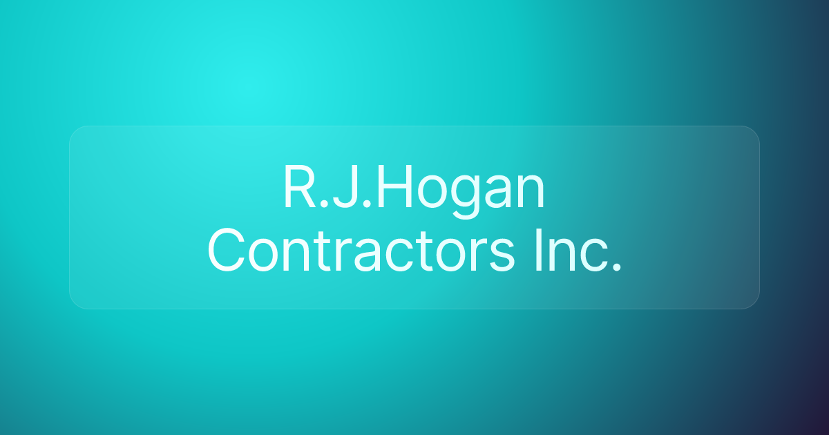 R.J.Hogan Contractors Inc.