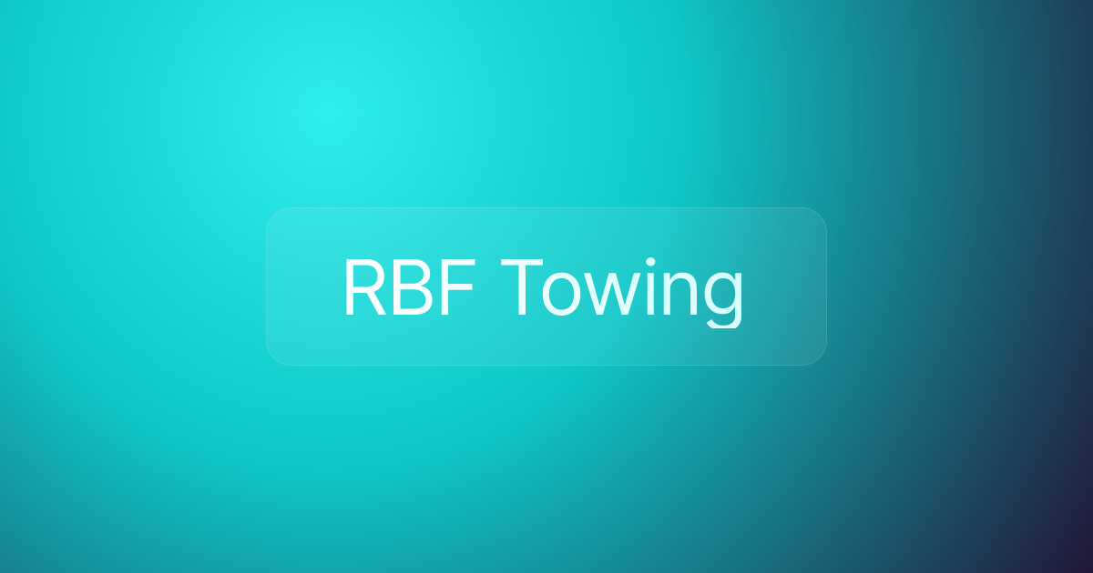 RBF Towing