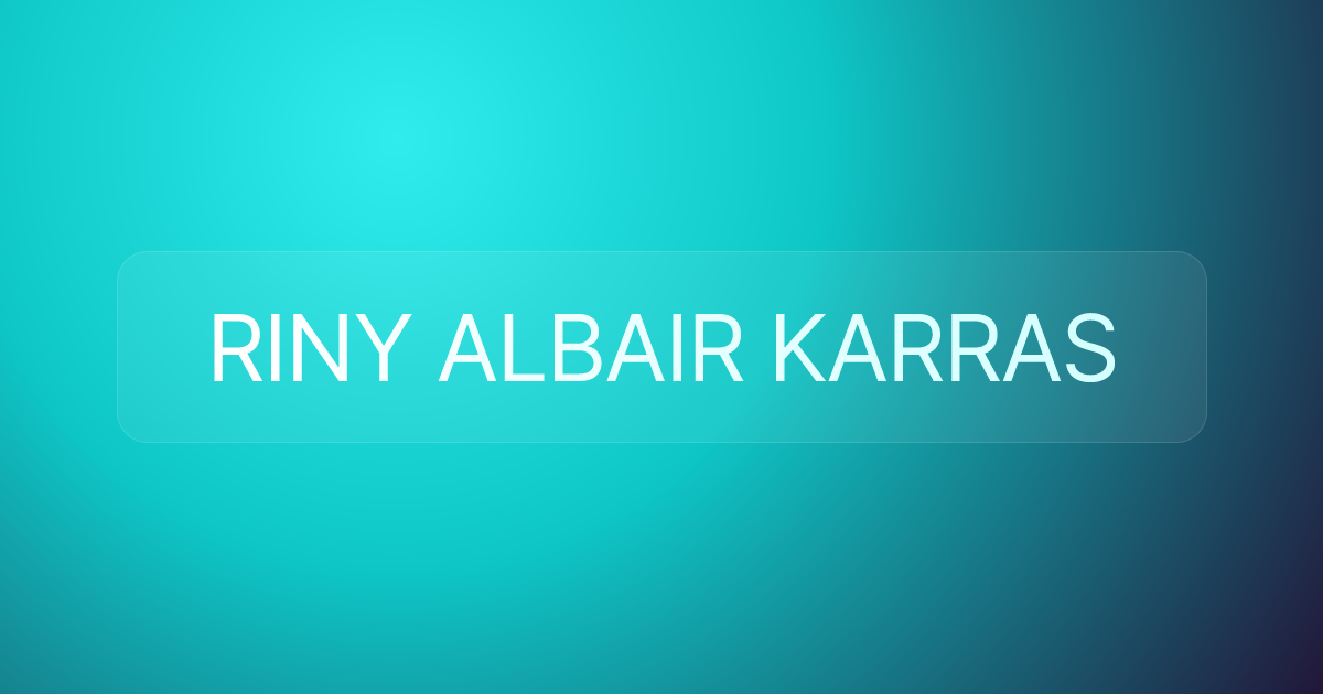 RINY ALBAIR KARRAS