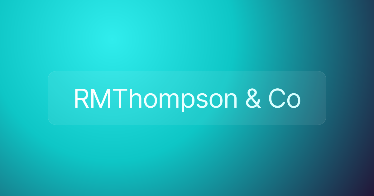 RMThompson & Co
