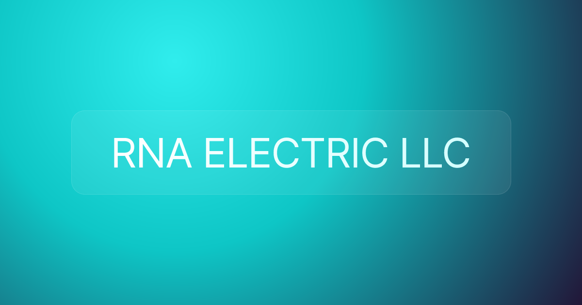 RNA ELECTRIC LLC