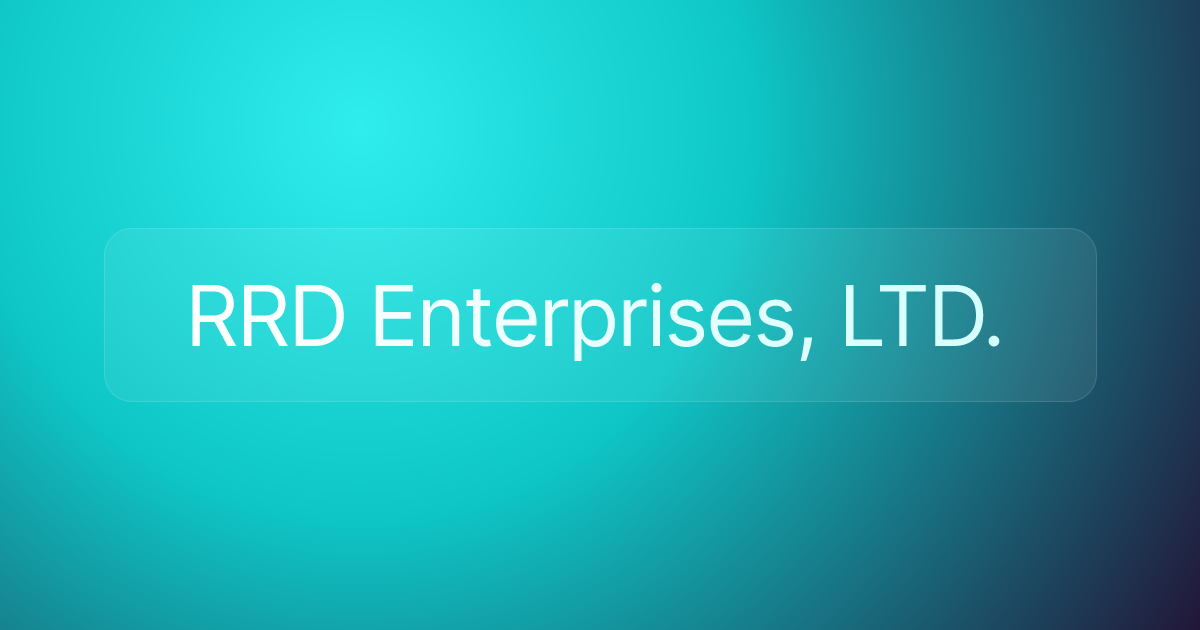 RRD Enterprises, LTD.