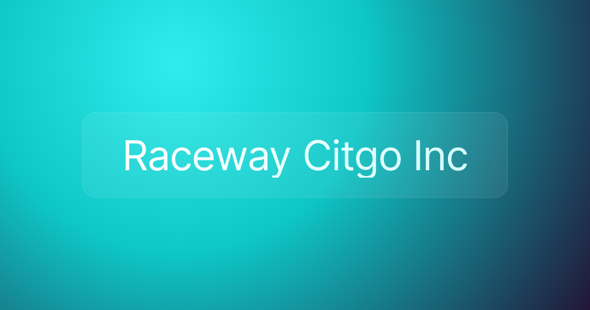 Raceway Citgo Inc