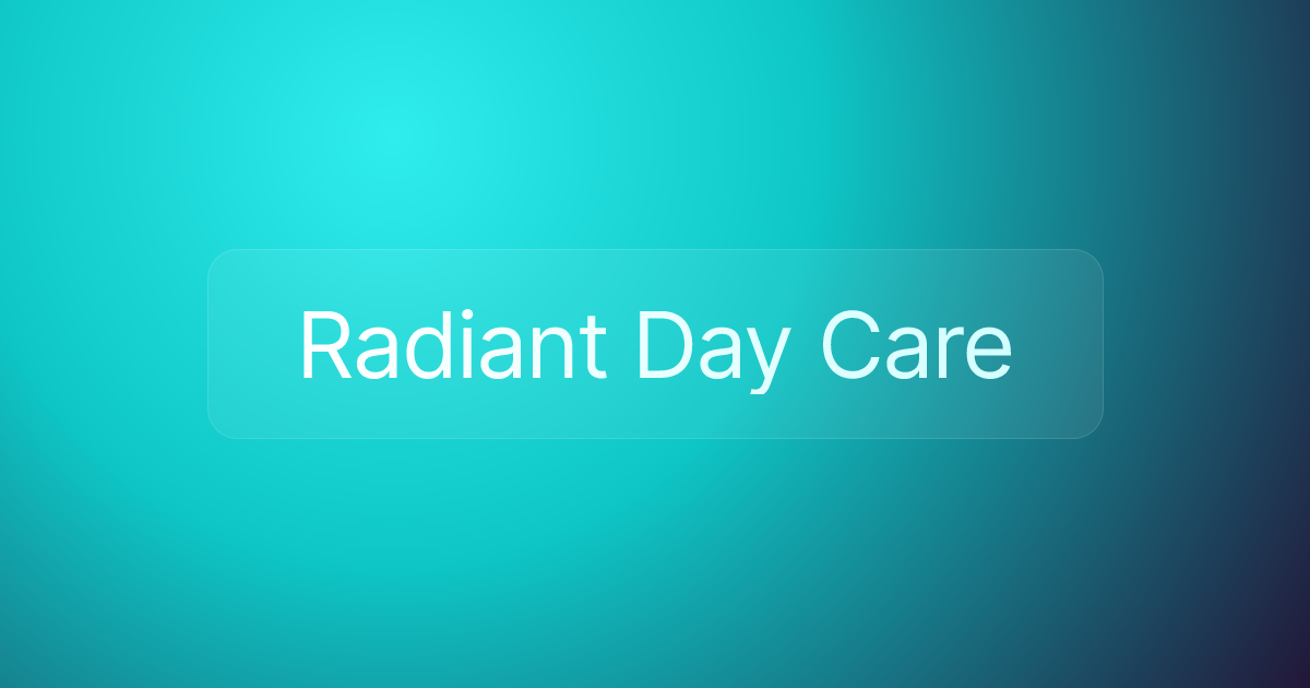 Radiant Day Care