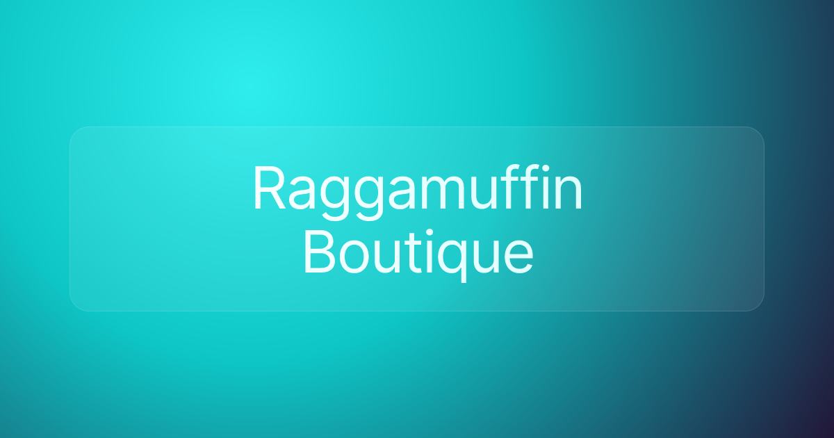Raggamuffin Boutique