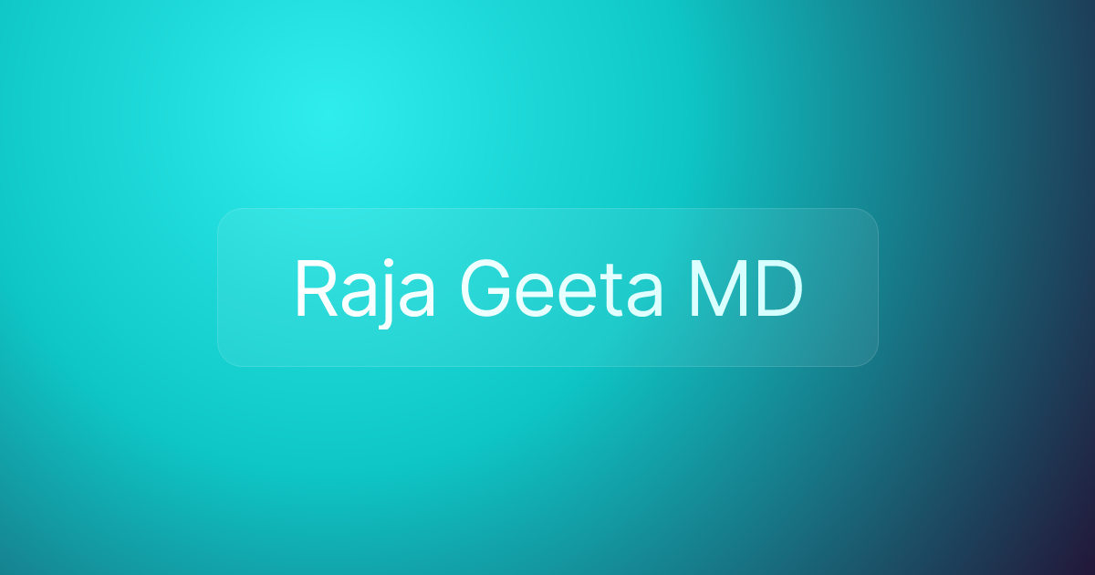 Raja Geeta MD