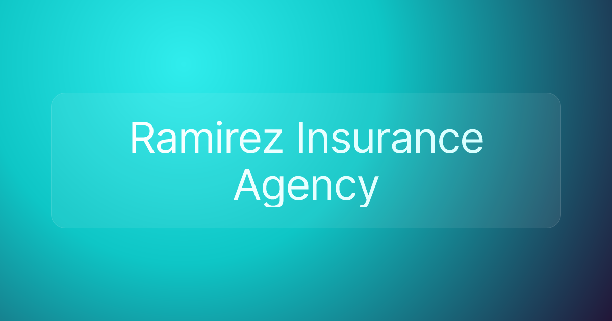 Ramirez Insurance Agency