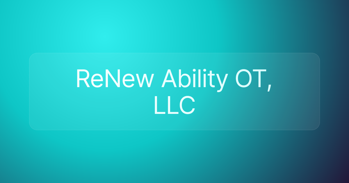 ReNew Ability OT, LLC