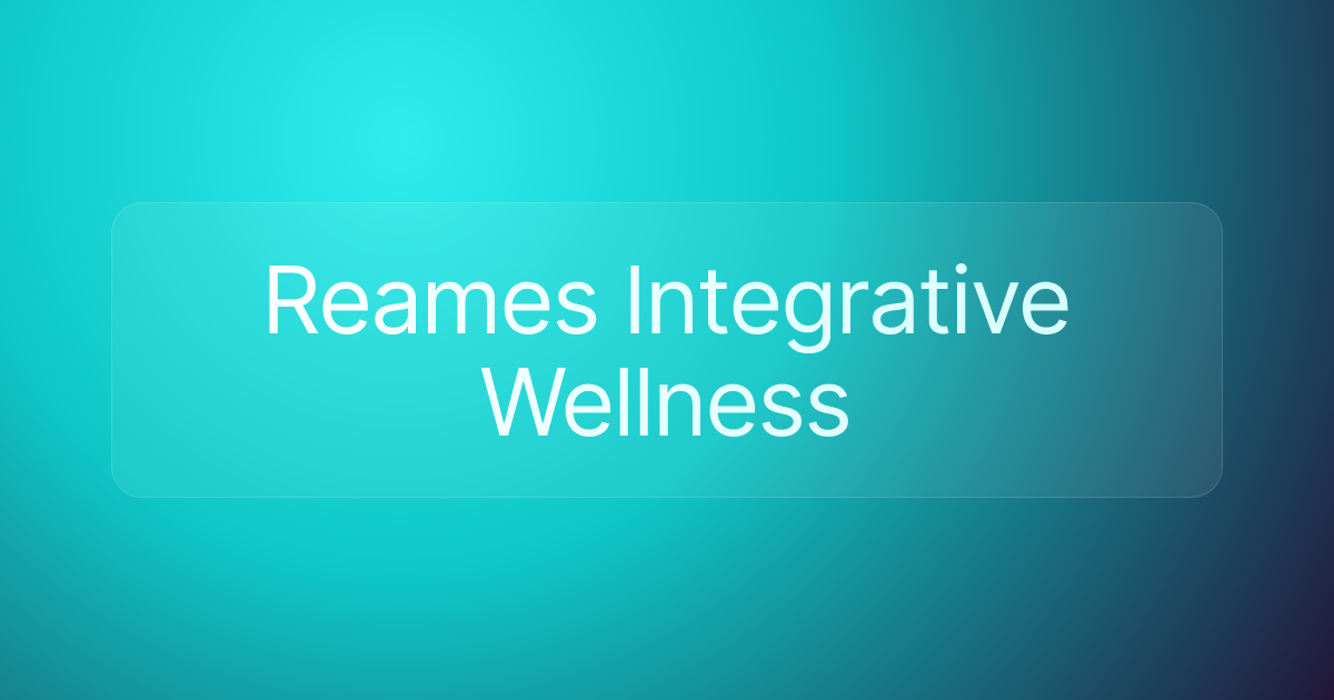 Reames Integrative Wellness