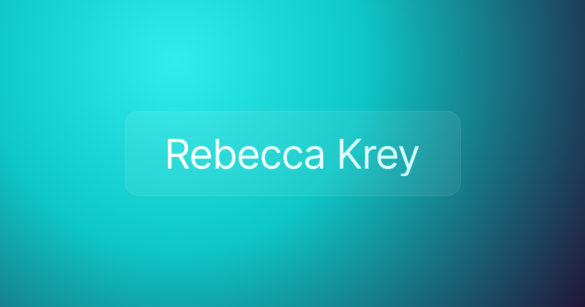 Rebecca Krey