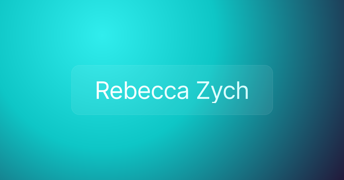 Rebecca Zych