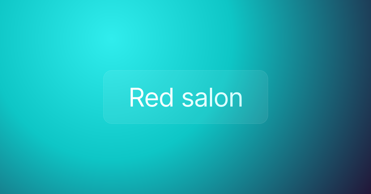 Red salon
