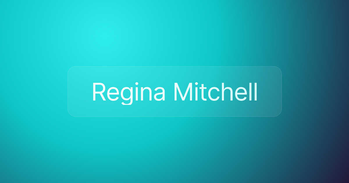 Regina Mitchell