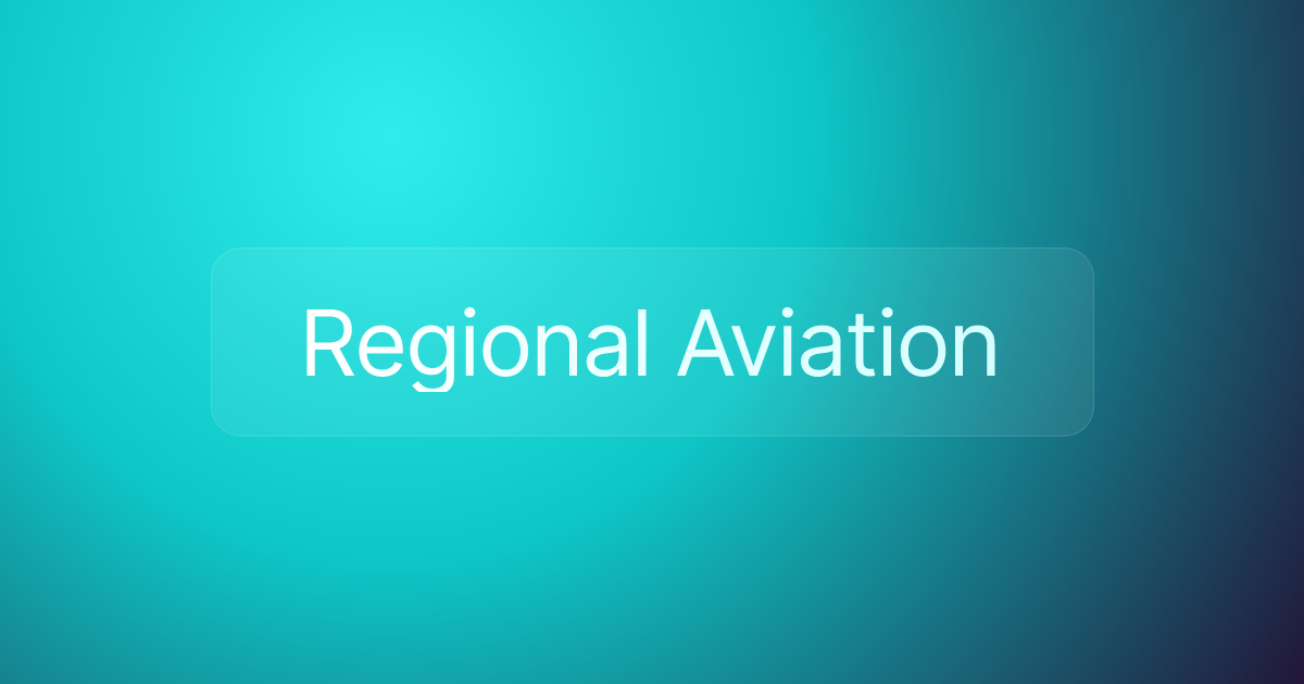 Regional Aviation