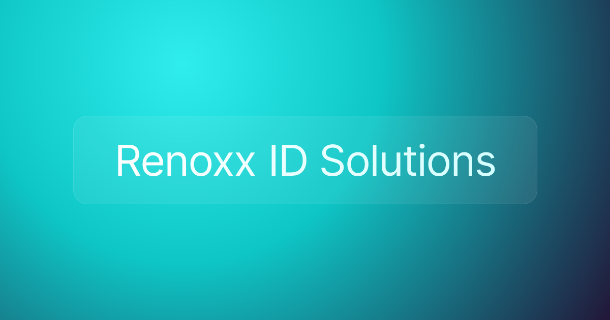 Renoxx ID Solutions