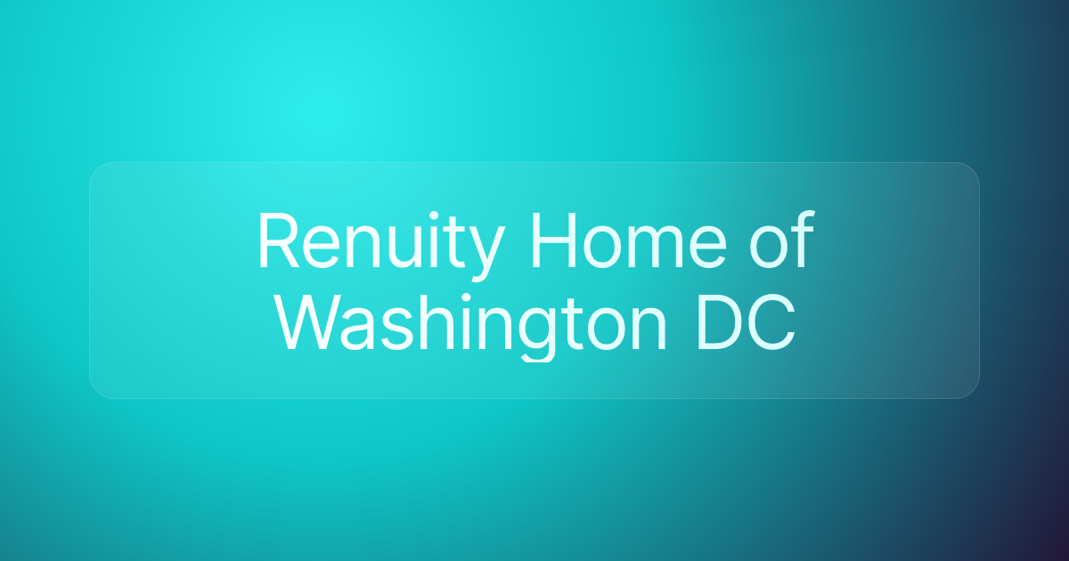 Renuity Home of Washington DC