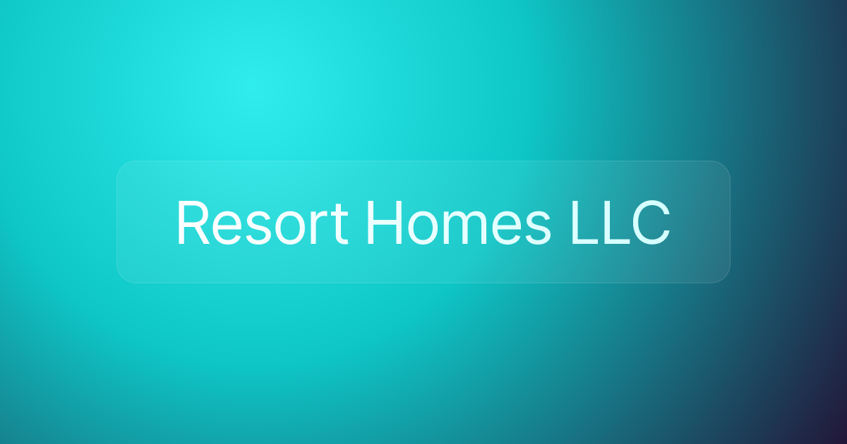 Resort Homes LLC