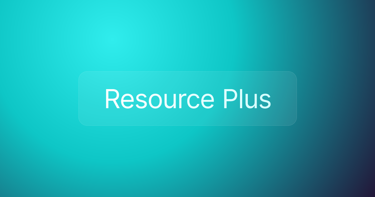 Resource Plus