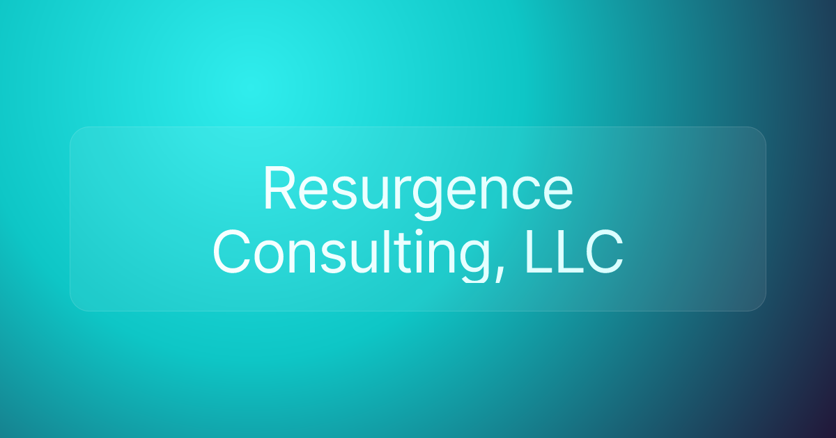 Resurgence Consulting, LLC