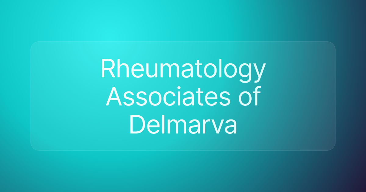 Rheumatology Associates of Delmarva