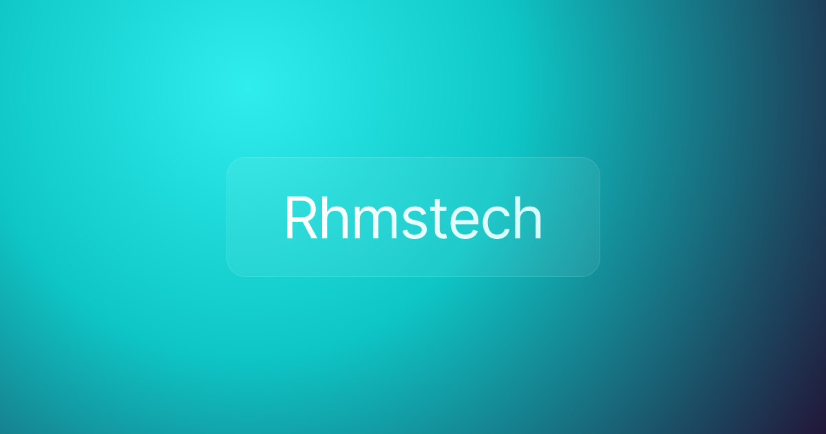 Rhmstech