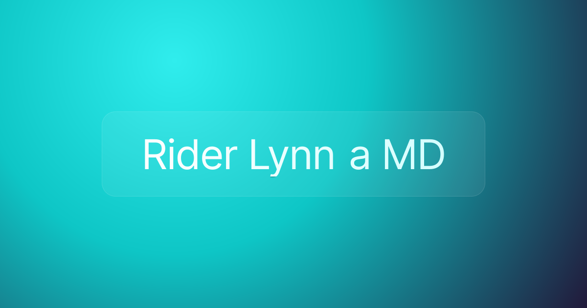 Rider Lynn a MD