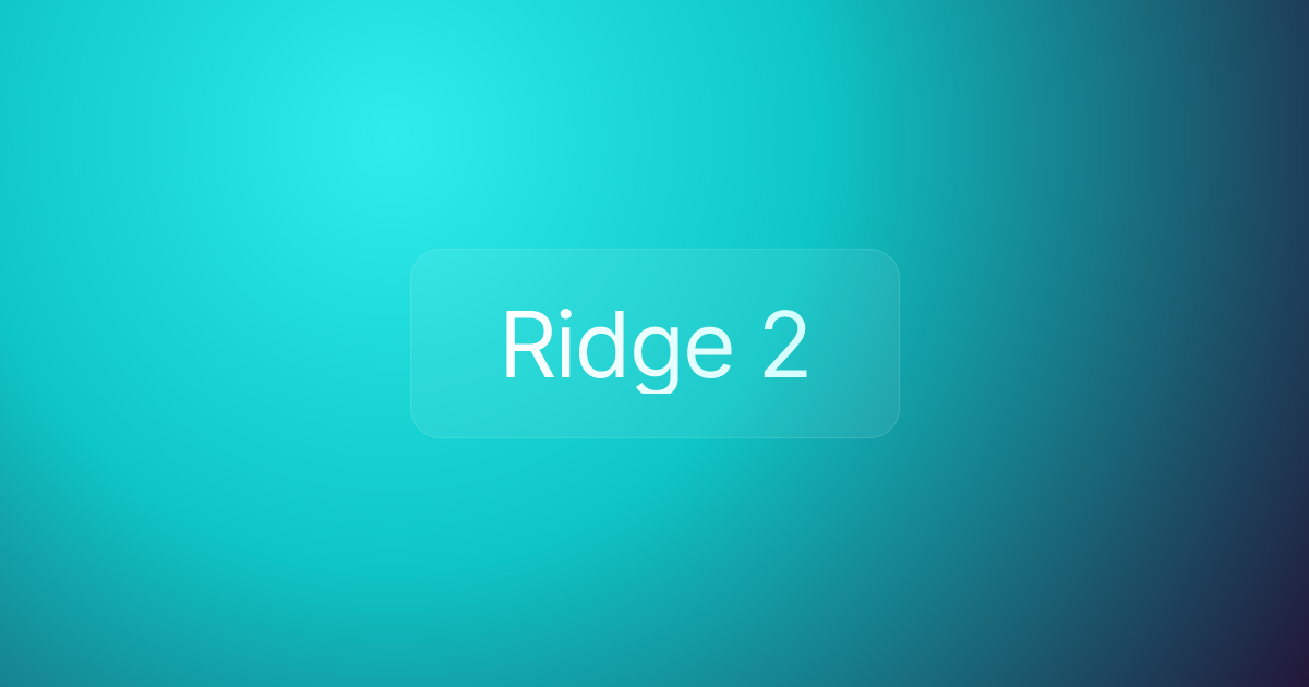 Ridge 2