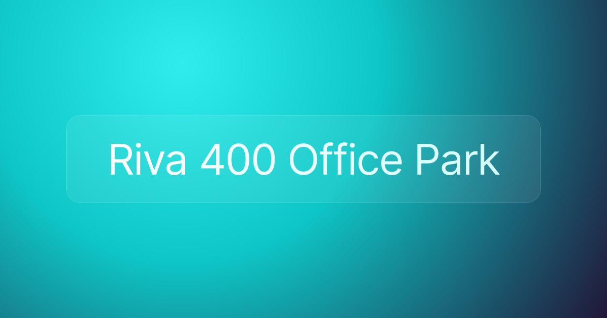 Riva 400 Office Park