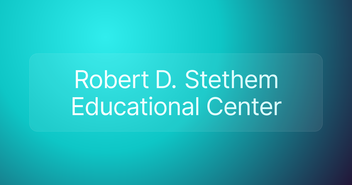 Robert D. Stethem Educational Center
