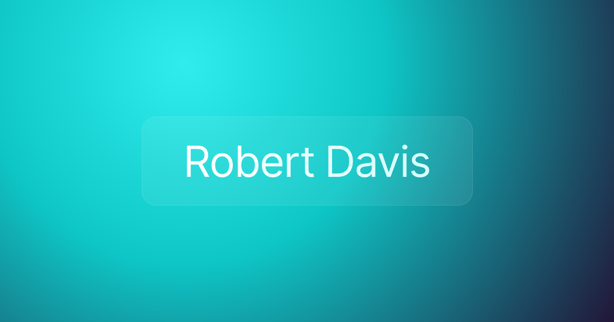 Robert Davis