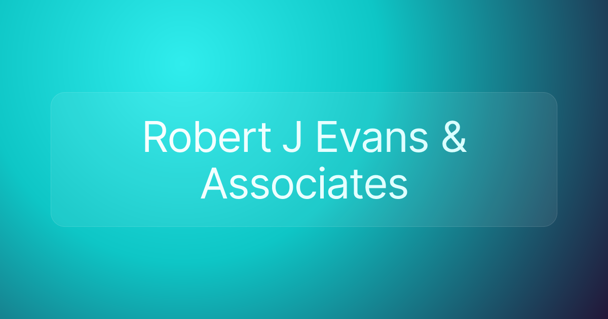 Robert J Evans & Associates