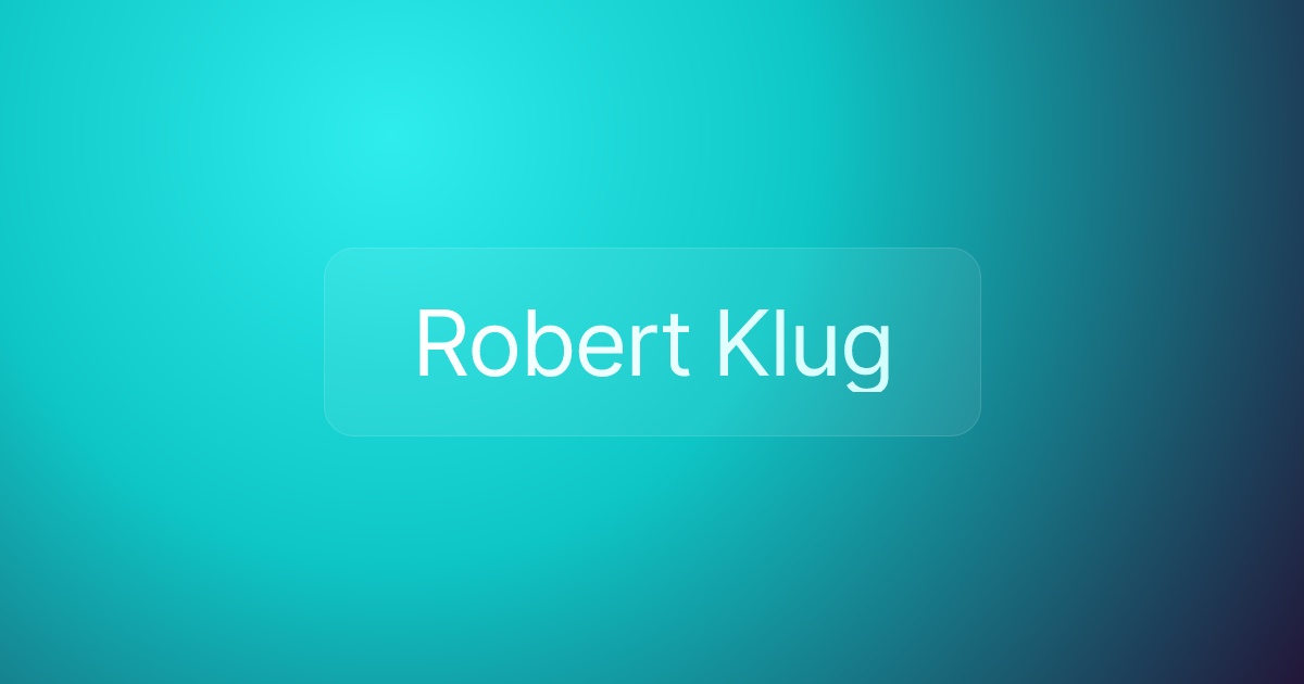Robert Klug