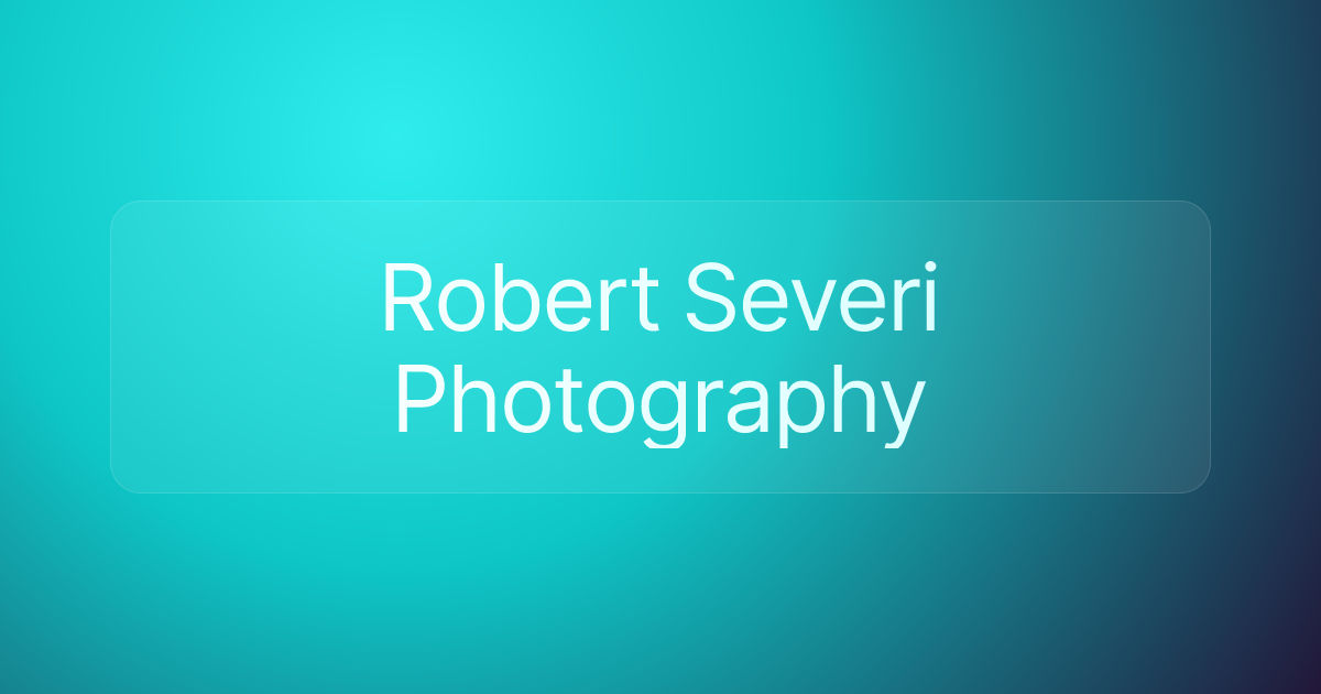Robert Severi Photography