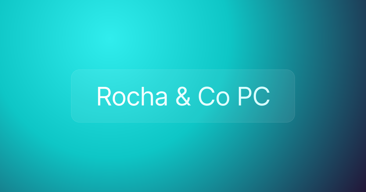 Rocha & Co PC
