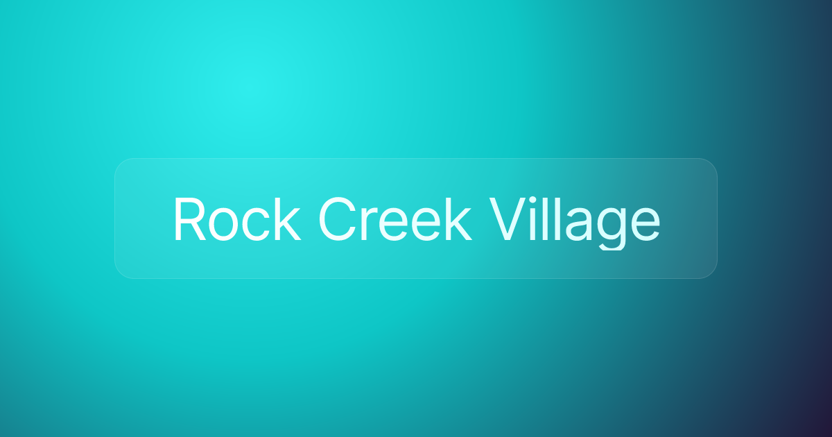 Rock Creek Village