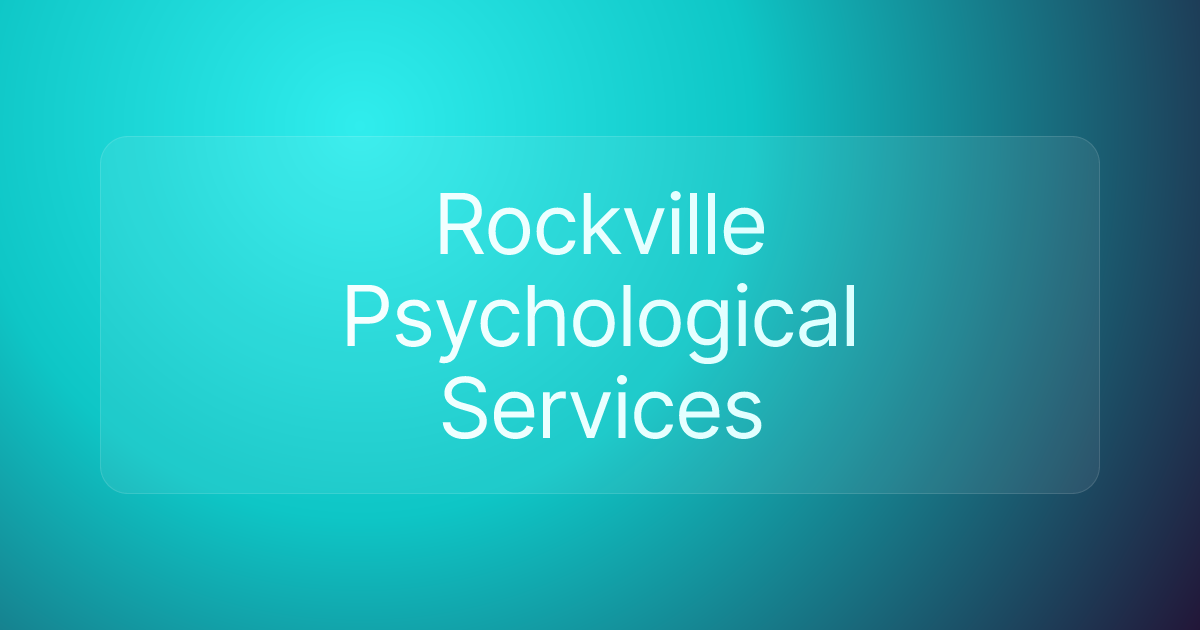 Rockville Psychological Services