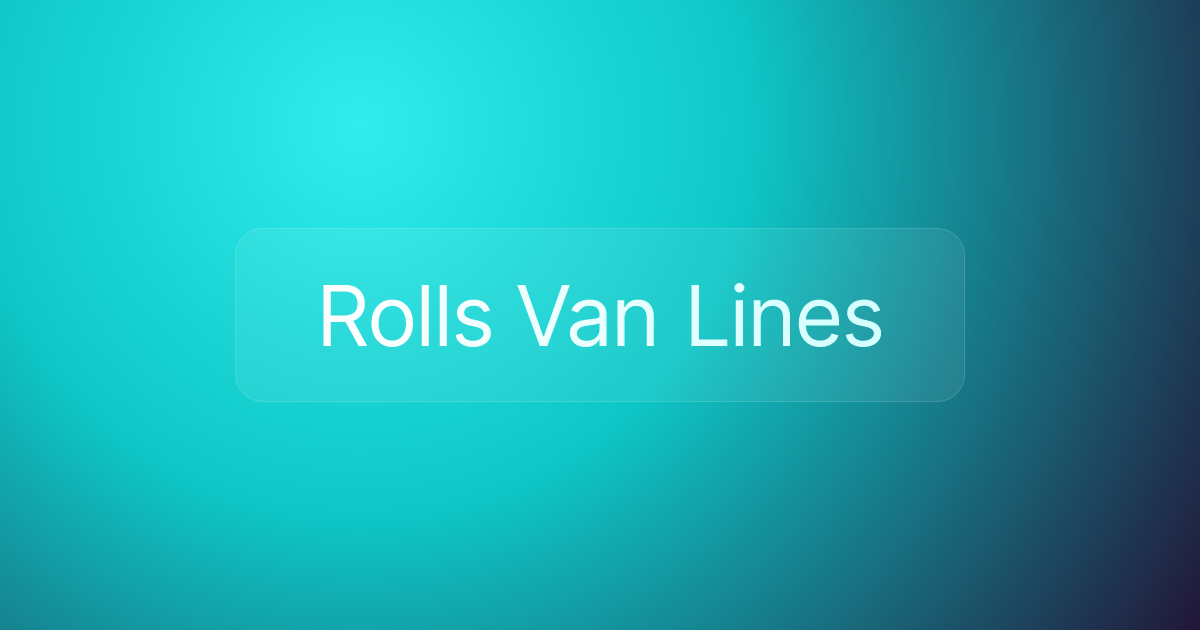 Rolls Van Lines
