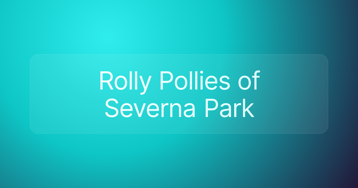 Rolly Pollies of Severna Park