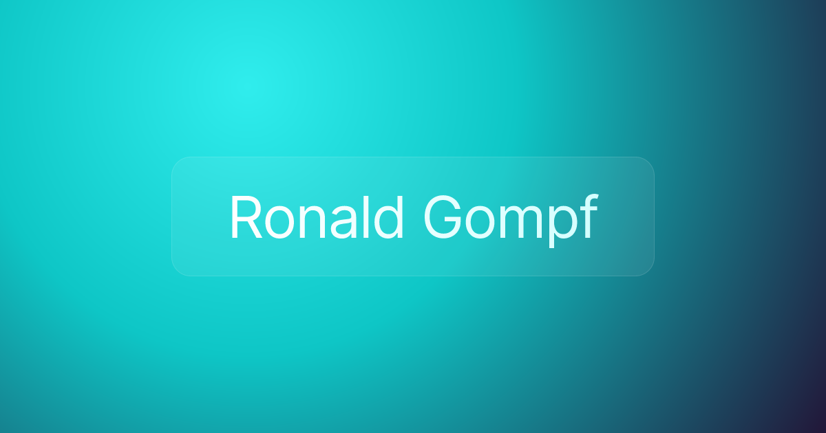 Ronald Gompf