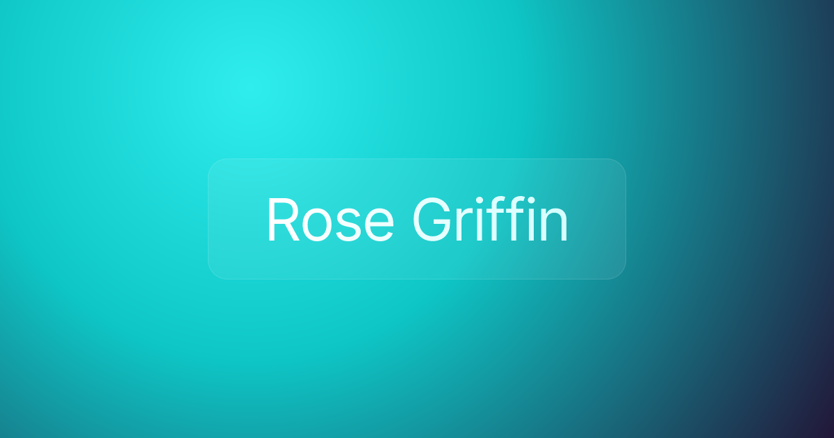 Rose Griffin