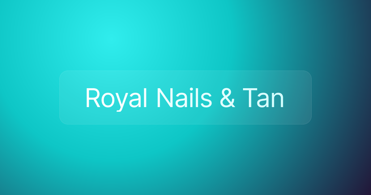 Royal Nails & Tan