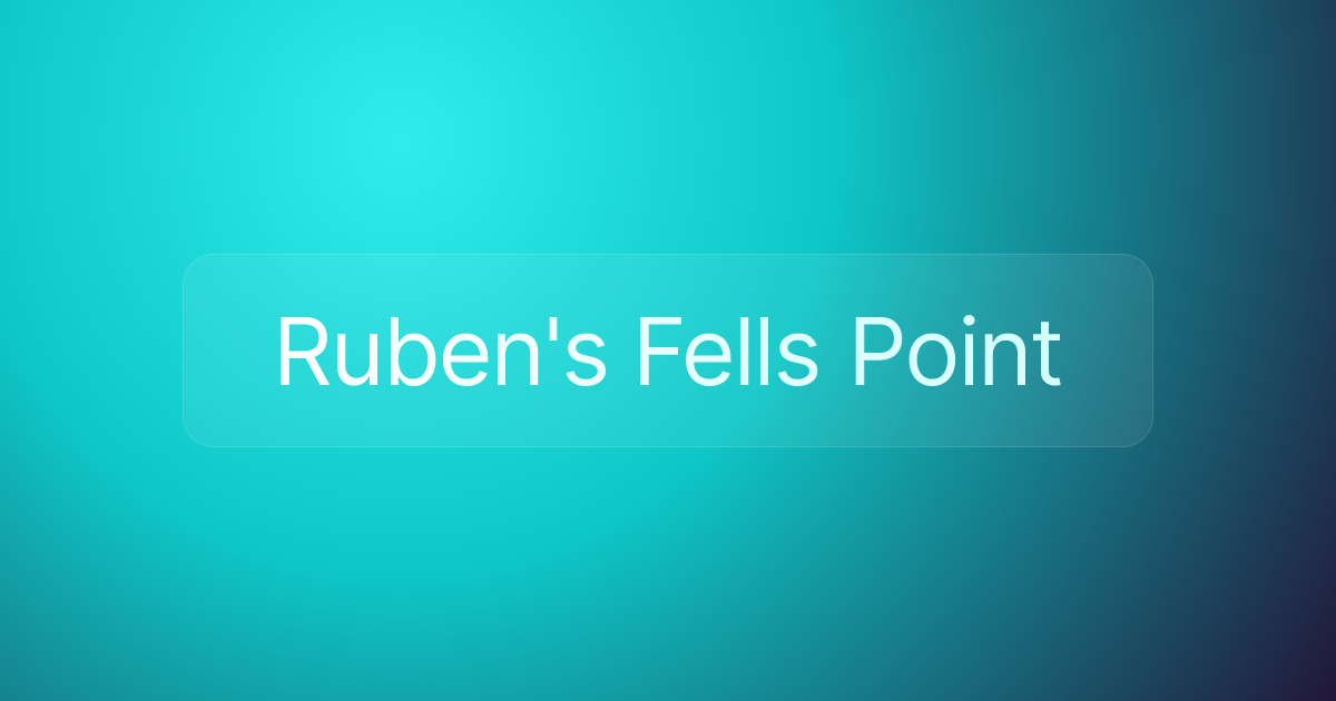 Ruben's Fells Point