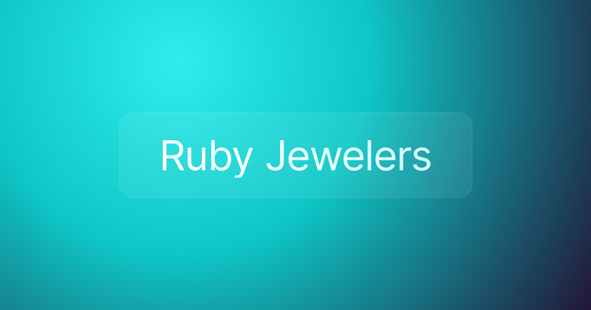 Ruby Jewelers