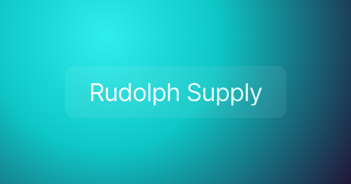 Rudolph Supply