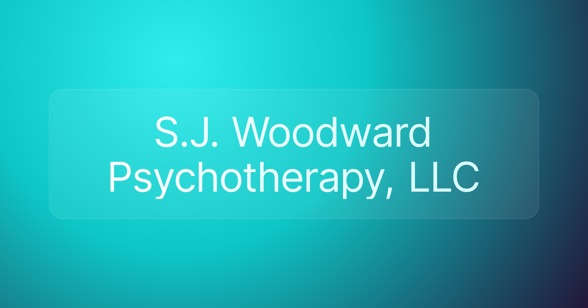 S.J. Woodward Psychotherapy, LLC