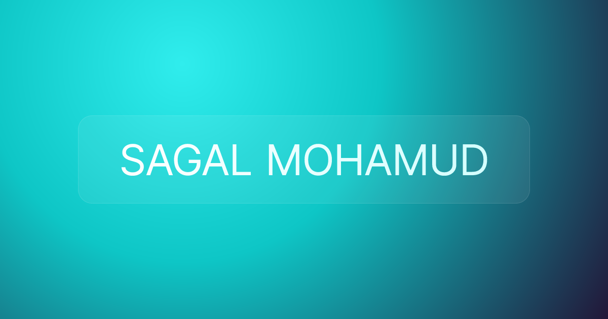 SAGAL MOHAMUD