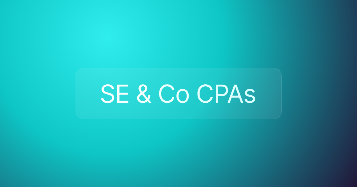 SE & Co CPAs