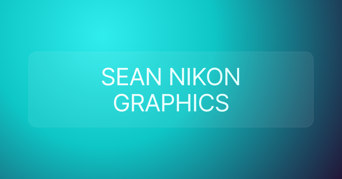 SEAN NIKON GRAPHICS
