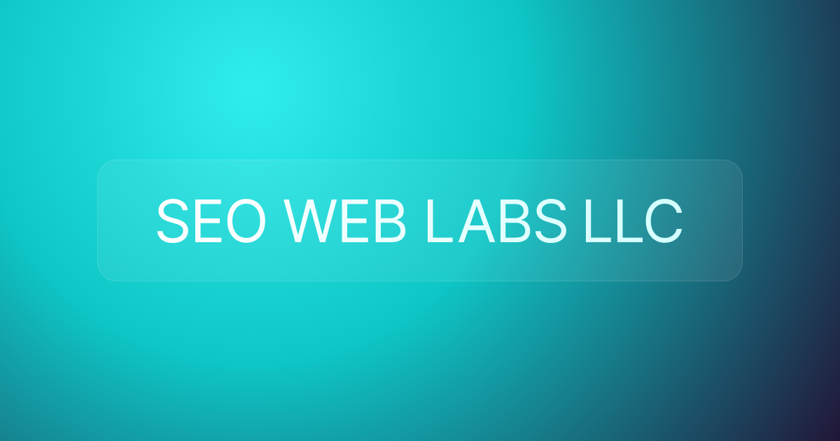 SEO WEB LABS LLC